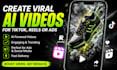 create viral ai videos for tiktok, reels or ads