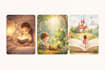 create childrens book illustrations in soft 3d cute style