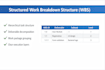 create a structured wbs and delivery roadmap