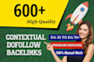 do high quality dofollow contextual seo backlinks