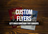 modern and elegant flyers custom