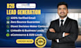 do b2b lead generation,saas and ecommerce leads, zero bounce verified email list