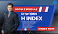 increase google scholar citations, backdated article, indexed journals, h index