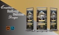 design roller banner, retractable banner or standee