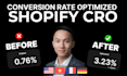 design and optimize your shopify store for higher conversion and aov