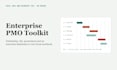 create an enterprise pmo toolkit in excel with scheduling and risk