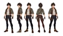 consistent character poses and expressions for games,comics