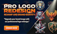do logo redesign, revamp and minimalist brand identity