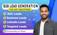 do expert b2b lead generation targeted linkedin lead generation