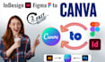 convert figma, indesign, psd and ai to editable canva