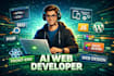 create ai website development