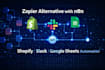 create zapier alternative google sheet automation n8n shopify slack