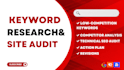 keyword research and technical website aud