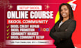 skool community setup ghl automation skool credit repair skool course creation