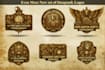 create vintage steampunk themed logo design