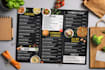create restaurant menu card