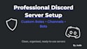 design a complete discord server with bots, permissions, and auto mod