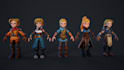 make gameready 3d character