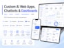 build custom ai web apps, chatbots and dashboards