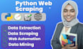 scrape any website data using python web scraping, data extraction