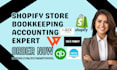 setup shopify store bookkeeping accounting a2x quickbooks webgility true profit