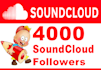 buy you 4000 real soundcloud followers