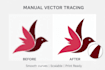 create cnc laser cut ready vector from image or logo