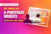 create a personal portfolio or resume wordpress website
