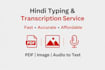 do hindi audio transcription