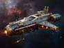 draw custom spaceship sci fi steampunk nft