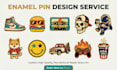 design custom enamel pin for you