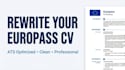 rewrite and optimize your europass CV