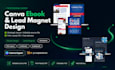 design canva ebook, lead magnet, workbook and pdf layout design