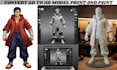 custom 3d print, sculpt and paint your character figurine