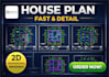 house plan design, fast and detail