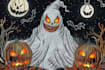 create custom halloween embroidery logo, spooky designs, and dst files