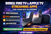 roku fire tv apple tv, multi platform ott, smart tv app development, ott tv apps
