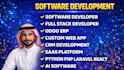 develop saas web application mobile app ai automation, saas mvp, API integration