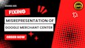 fix misrepresentation of google merchant center