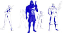 do 2d character animation, 2d cartoon music video, anime fighting music video