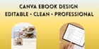 design a professional canva ebook or workbook