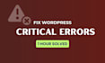 fix wordpress error, wp admin issue and malware removal fast