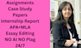 help you write assignments, case study, and internship reports apa papers