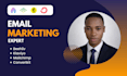 setup ecommerce email flows or email campaign on mailchimp, klaviyo, convertkit