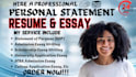 edit phd amcas fellowship residency application motivation personal statement CV