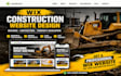 design wix construction company website property development website