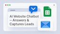 build an ai website chatbot trained on your documents with lead capture