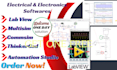 help in commsim, automation studio,multisim, labview,thinkercad proteus projects