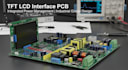 develop tft lcd interface pcb with power management