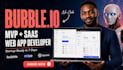bubble io website, build bubble mvp app, bubble developer, bubble saas bubble io